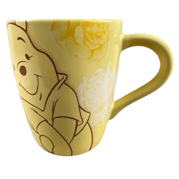 Winnie the Pooh Sketch Floral Disney Store Mug - Picture 2 of 7